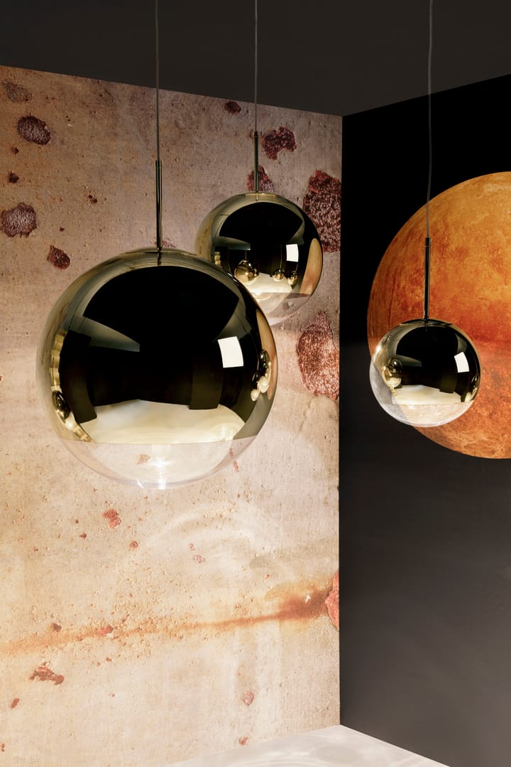Mirror Ball -riippuvalaisin LED Ø 25 cm - Gold - Tom Dixon