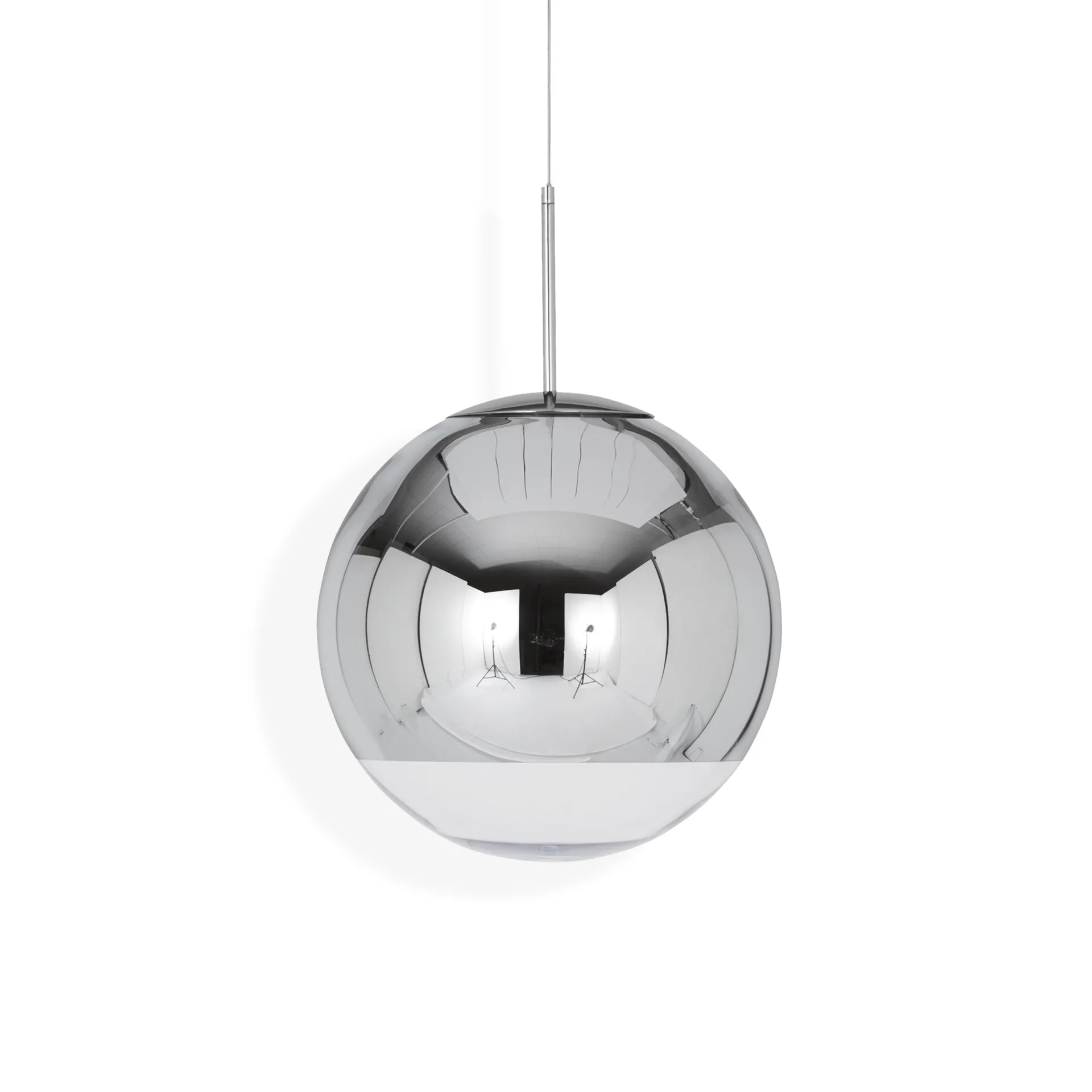 Mirror Ball -riippuvalaisin LED Ø 40 cm, Chrome Tom Dixon