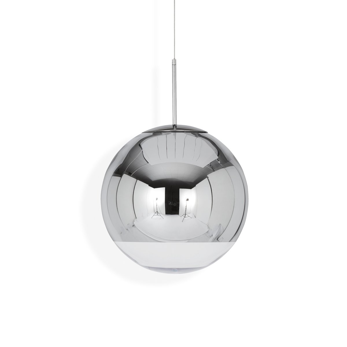 Tom Dixon Mirror Ball -riippuvalaisin LED Ø 40 cm Chrome