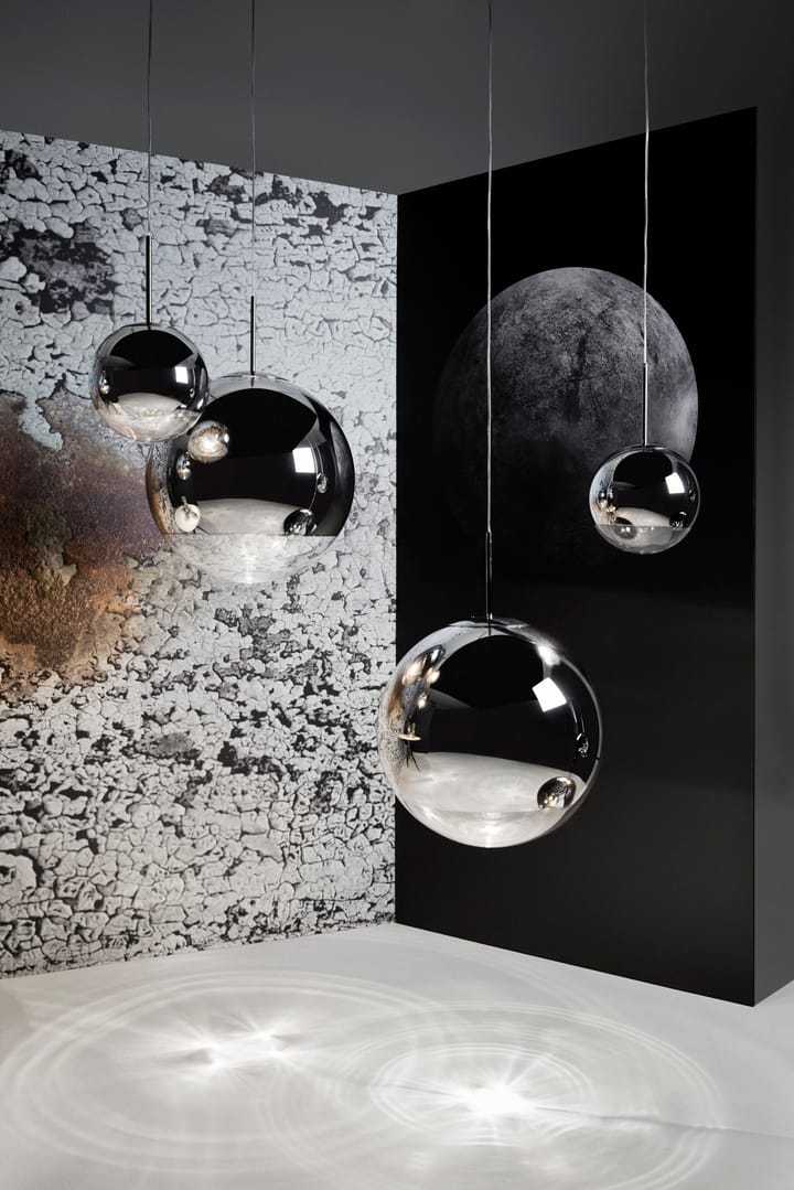 Mirror Ball -riippuvalaisin LED Ø 40 cm, Chrome Tom Dixon