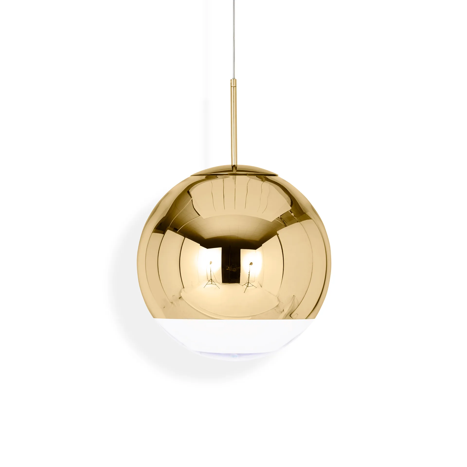 Mirror Ball -riippuvalaisin LED Ø 40 cm, Gold Tom Dixon