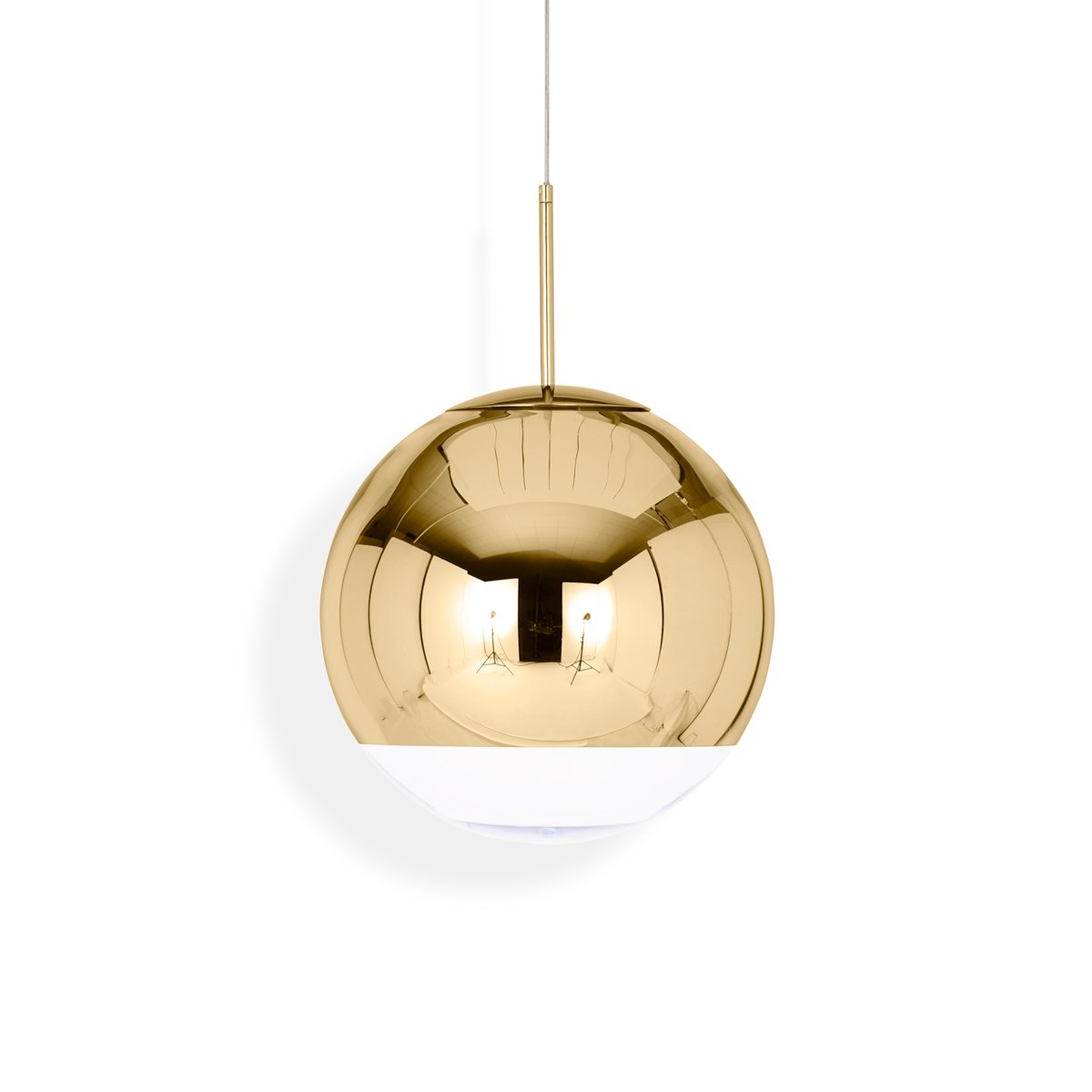 Tom Dixon Mirror Ball -riippuvalaisin LED Ø 40 cm Gold
