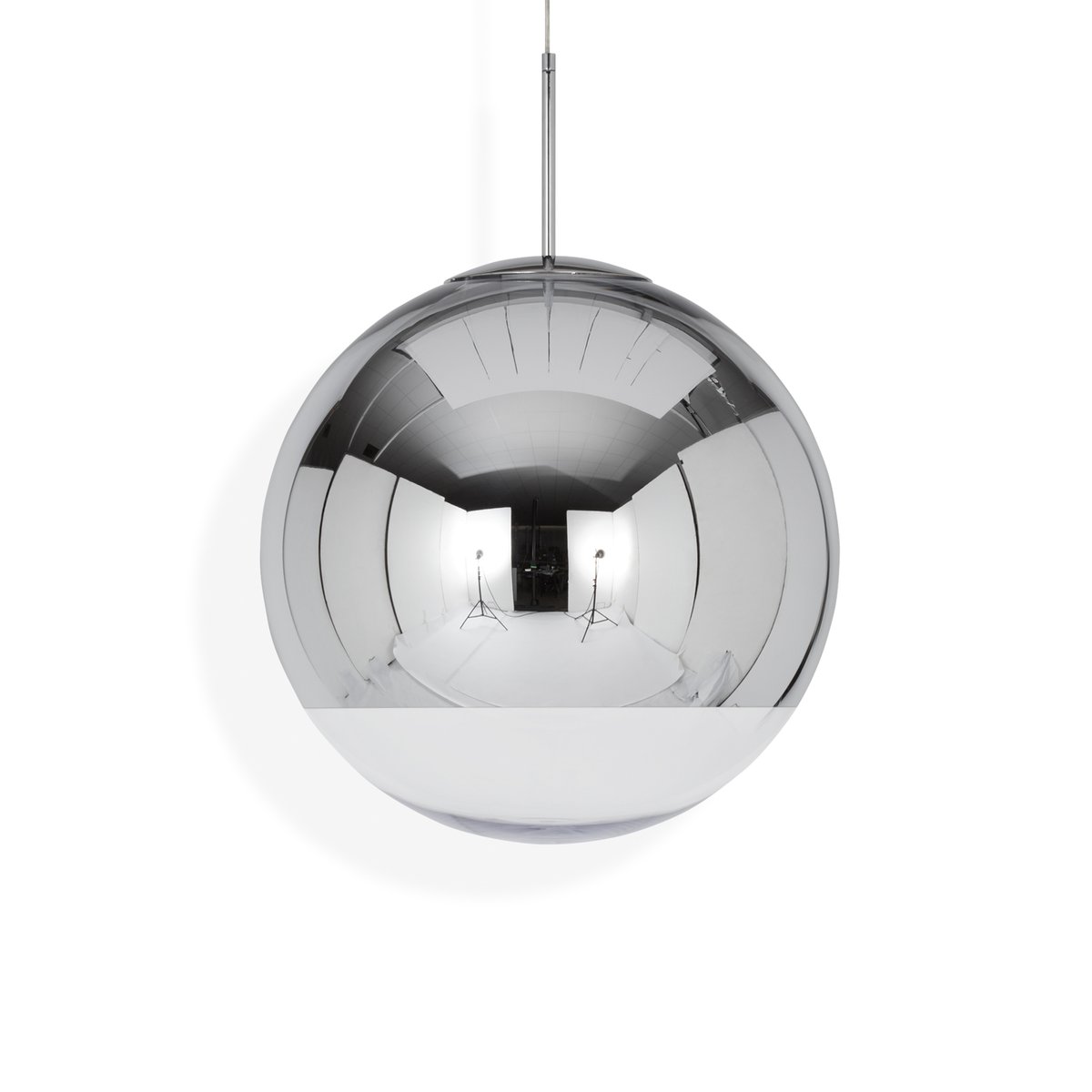 Tom Dixon Mirror Ball -riippuvalaisin LED Ø 50 cm Chrome