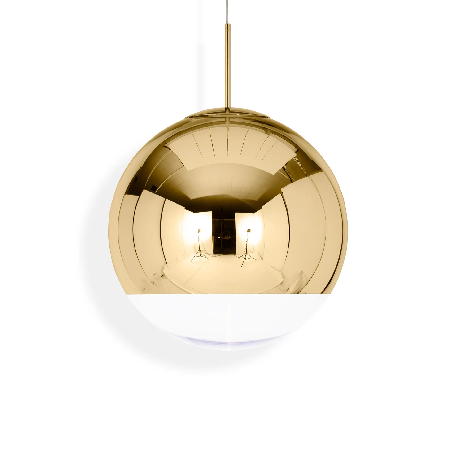 Mirror Ball -riippuvalaisin LED Ø 50 cm, Gold Tom Dixon