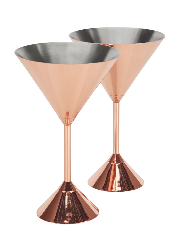 Plum martinilasi 16 cl 2-pakkaus - Copper - Tom Dixon