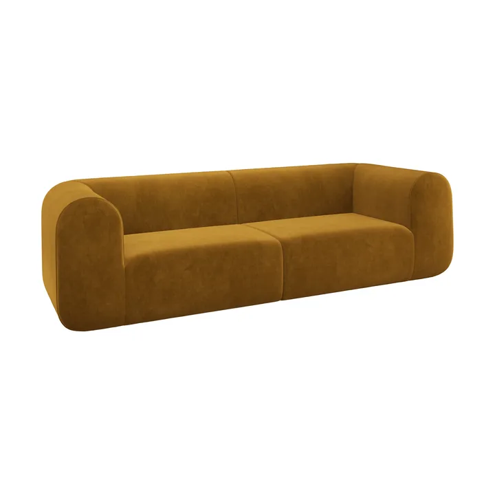 Plump moduulisohva - Gold royal velvet, 3-istuinsohva - Tom Dixon
