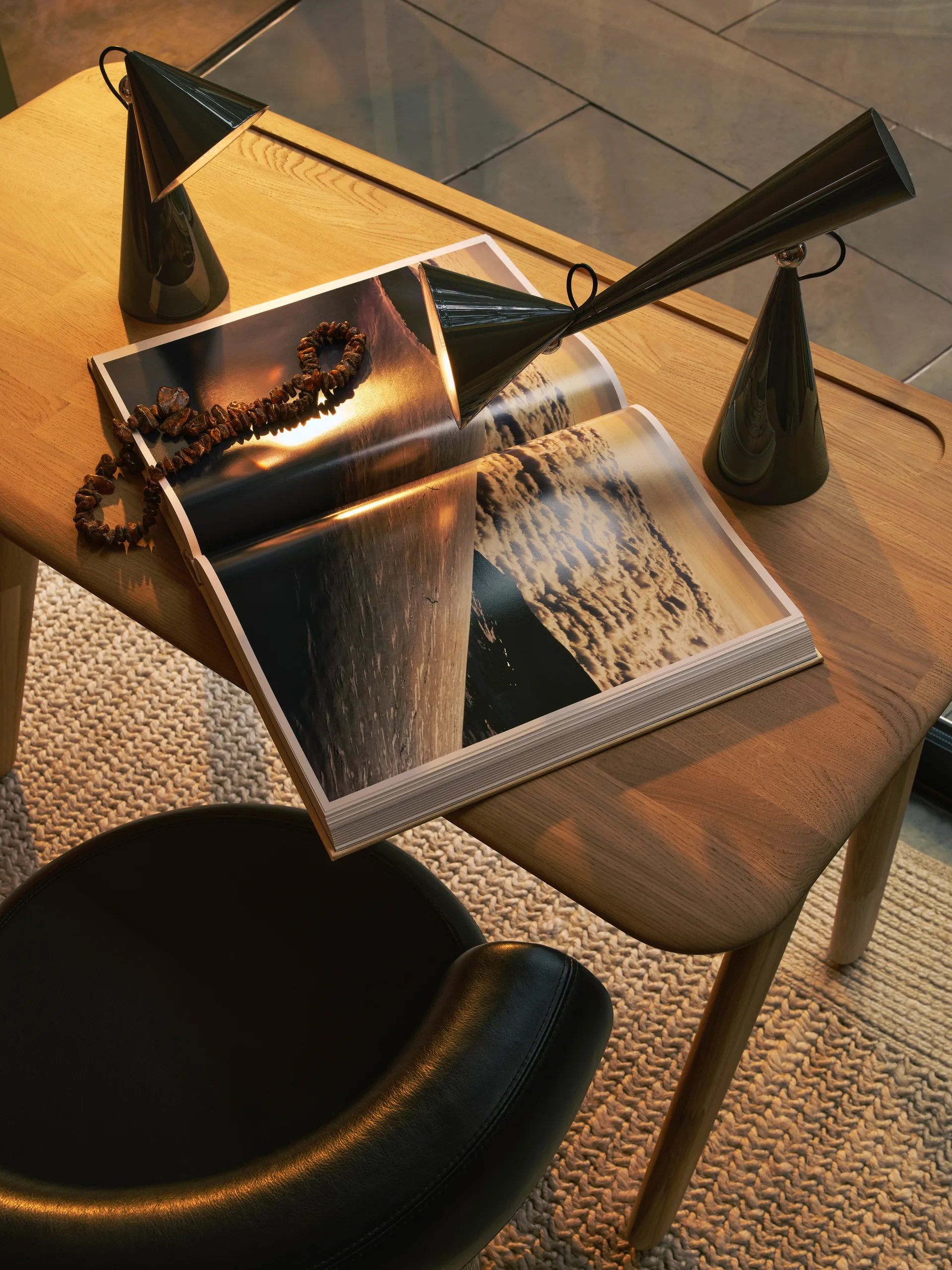 Pose Portable LED pöytävalaisin, Merilevä Tom Dixon