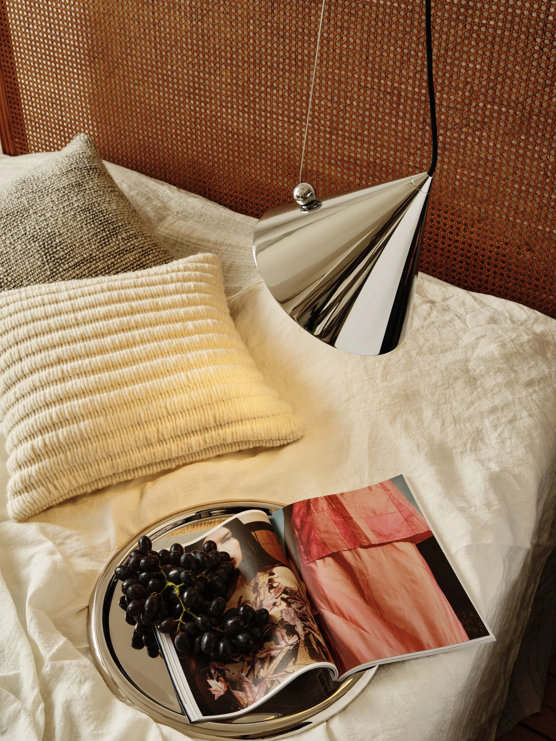 Pose riippuvalaisin, Hopea, Ø25×24,5 cm Tom Dixon