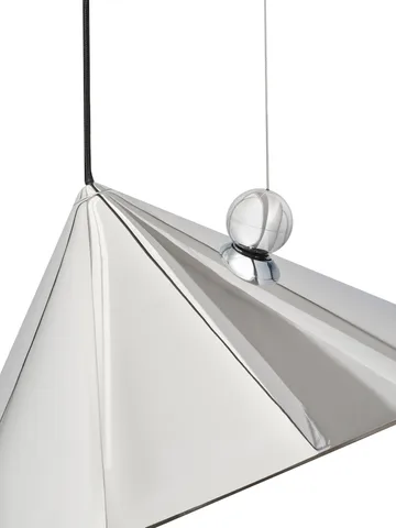 Pose riippuvalaisin - Hopea, Ø43x30 cm - Tom Dixon