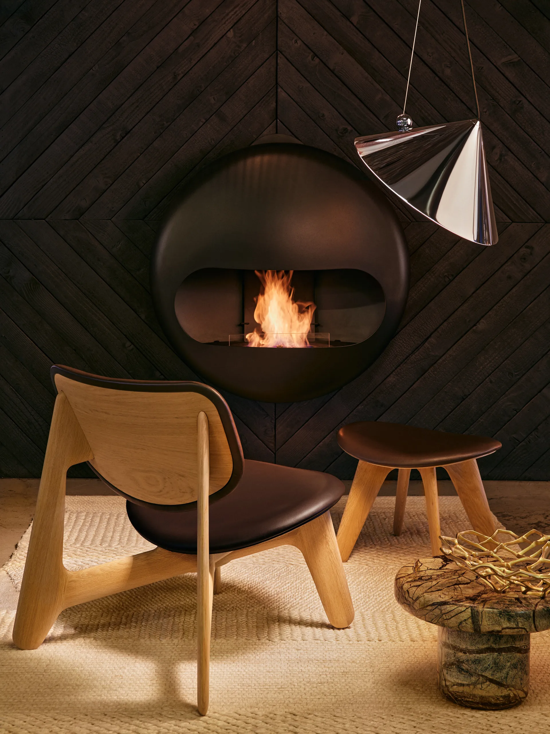 Pose riippuvalaisin, Hopea, Ø43x30 cm Tom Dixon