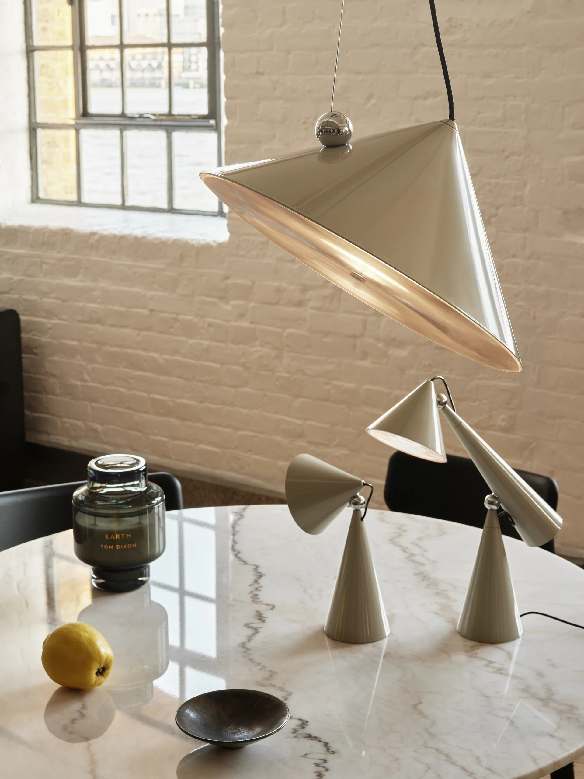 Pose riippuvalaisin, Putty, Ø25×24,5 cm Tom Dixon