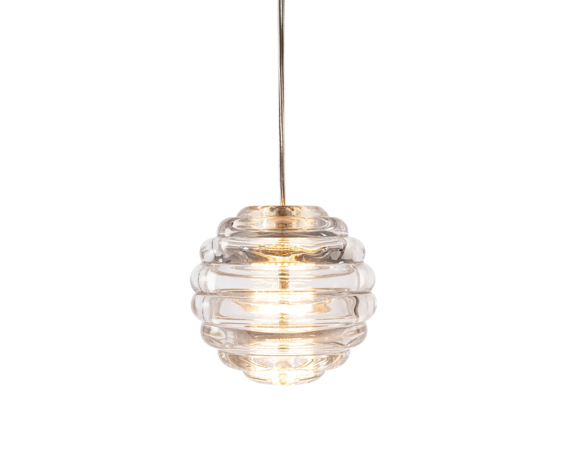 Press Sphere mini riippuvalaisin LED Ø14,5 cm, Kirkas Tom Dixon