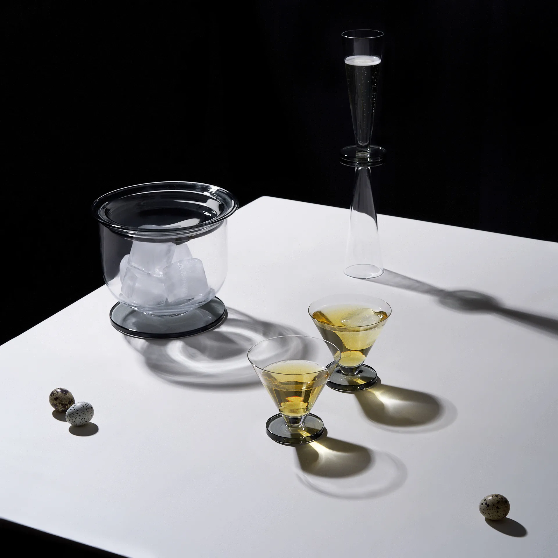 Puck cocktaillasi 26 cl 2-pakkaus, Clear Tom Dixon