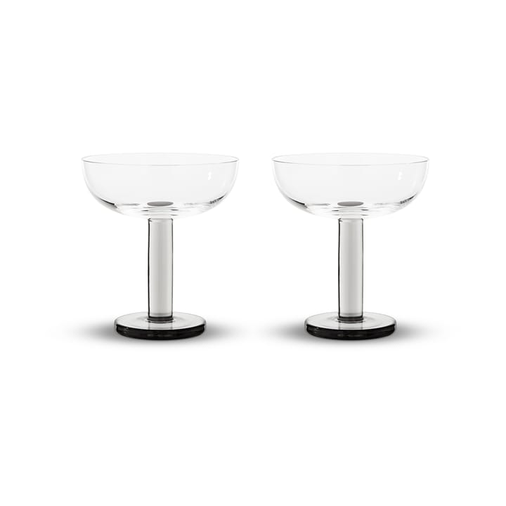 Puck coupe-lasi 17,5 cl 2-pakkaus - Clear - Tom Dixon