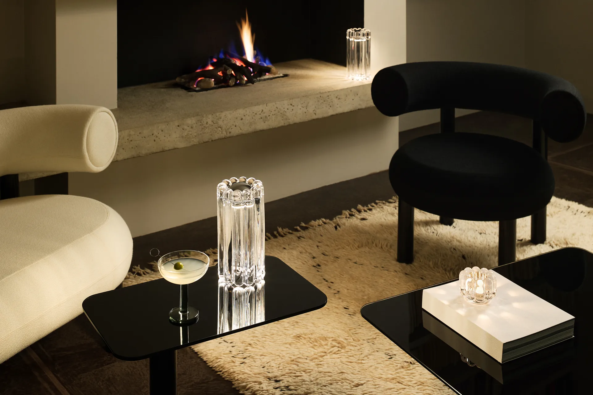 Puck coupe-lasi 17,5 cl 2-pakkaus, Clear Tom Dixon