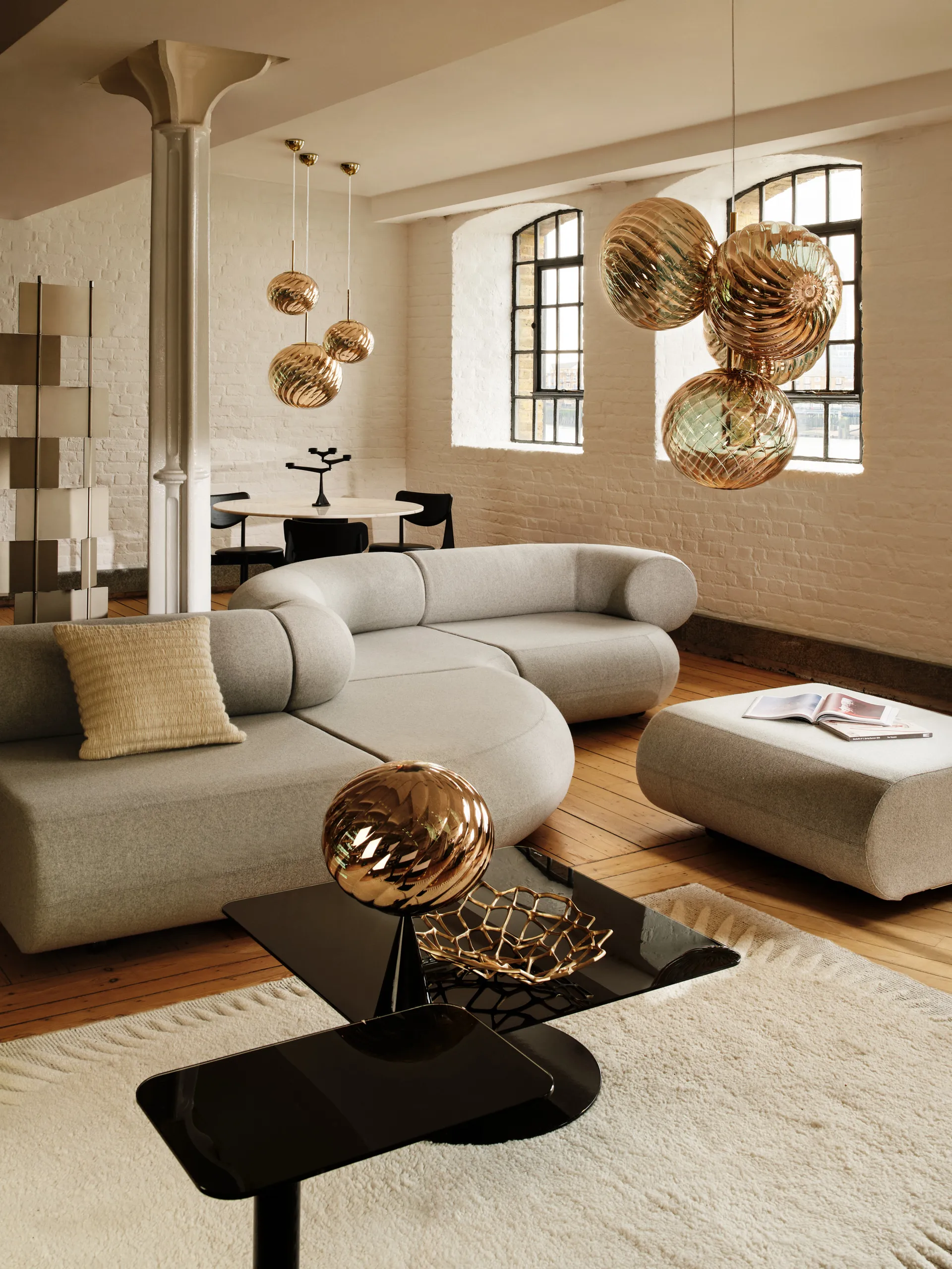 Ridge tyyny 45x45 cm, Natural Tom Dixon