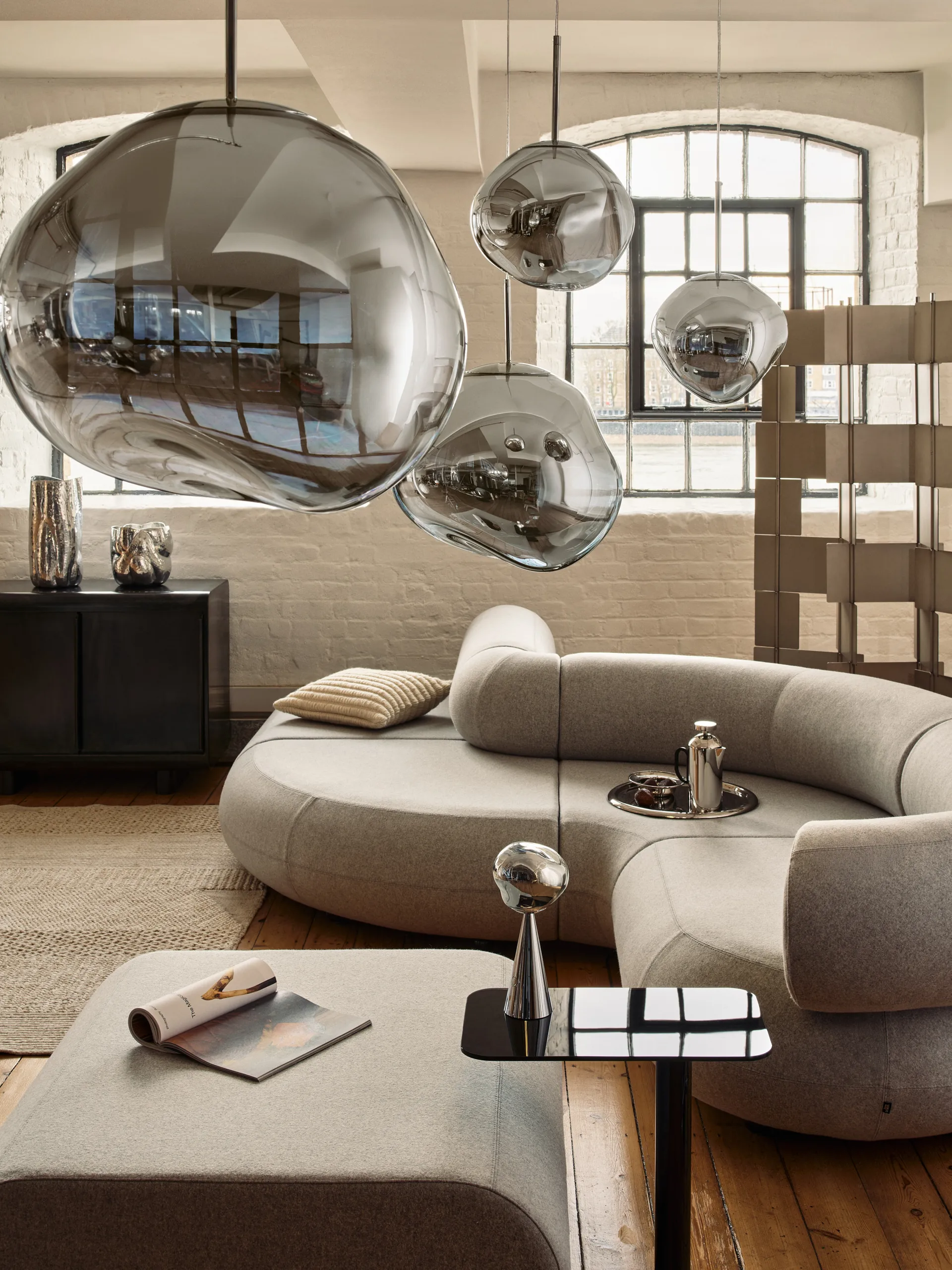 Ridge tyyny 45x45 cm, Natural Tom Dixon