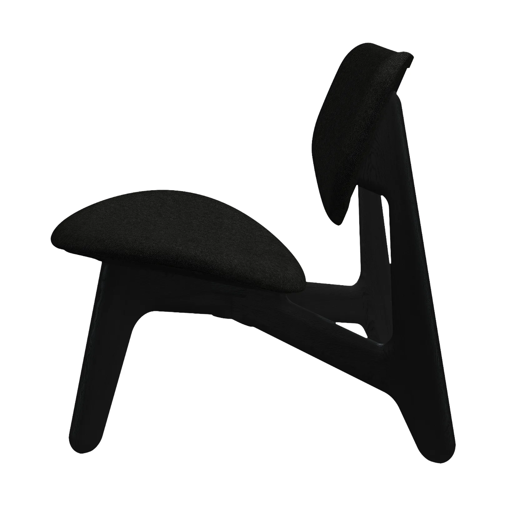 Slab lounge-tuoli verhoiltu istuin, Natural harjattu tammi Hallingdal 0180 CMHR Tom Dixon