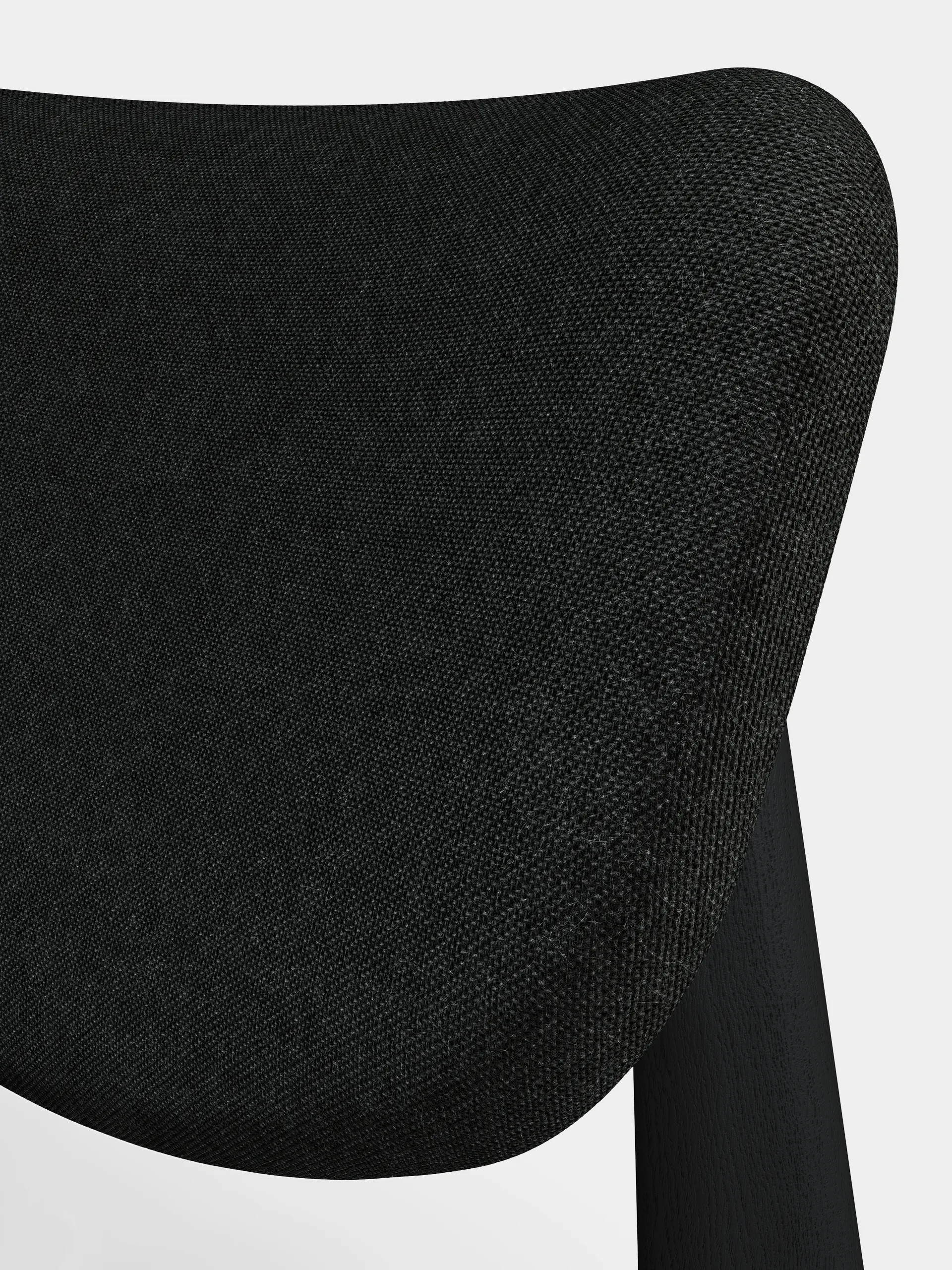 Slab lounge-tuoli verhoiltu istuin, Natural harjattu tammi Hallingdal 0180 CMHR Tom Dixon