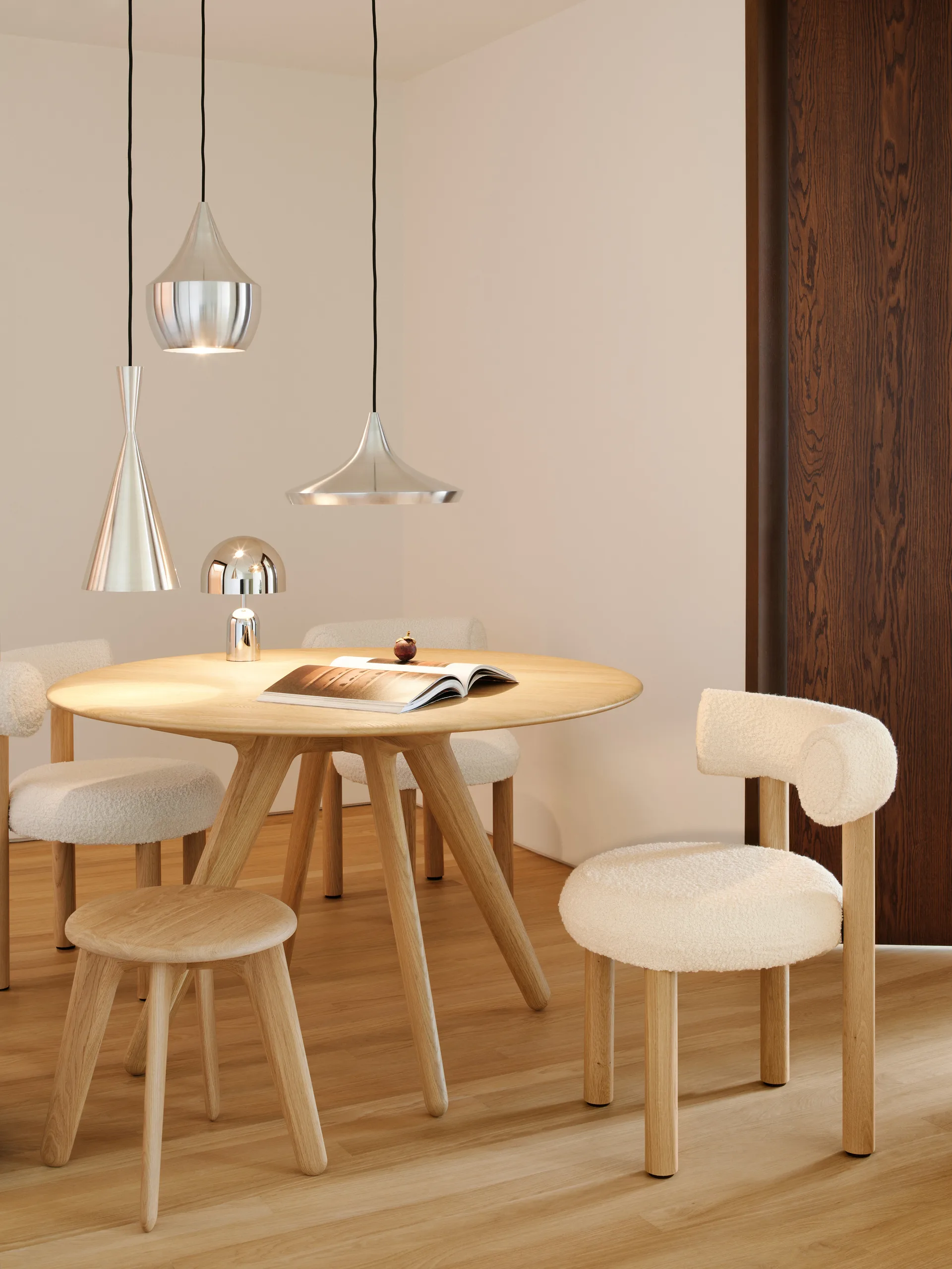 Slab pyöreä pöytä large Ø120 cm, Natural Tom Dixon