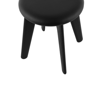 Slab rahi 45x55 cm - Musta tervaleppä-black leather - Tom Dixon