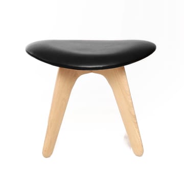 Slab rahi 45x55 cm - Natural oak-black leather - Tom Dixon