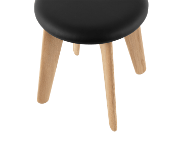Slab rahi 45x55 cm - Natural oak-black leather - Tom Dixon
