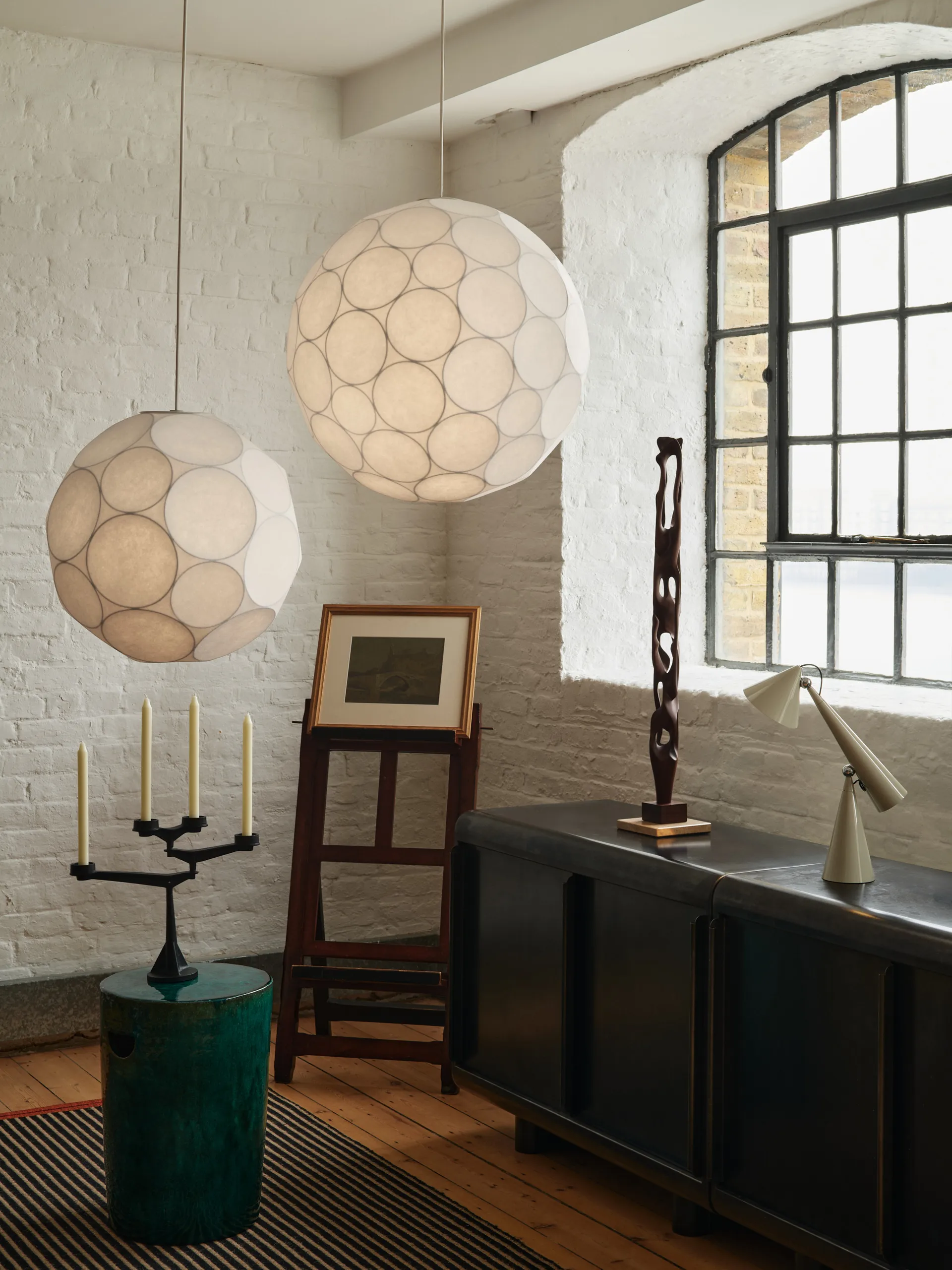 Soft riippuvalaisin Ø45 cm, Valkoinen Tom Dixon