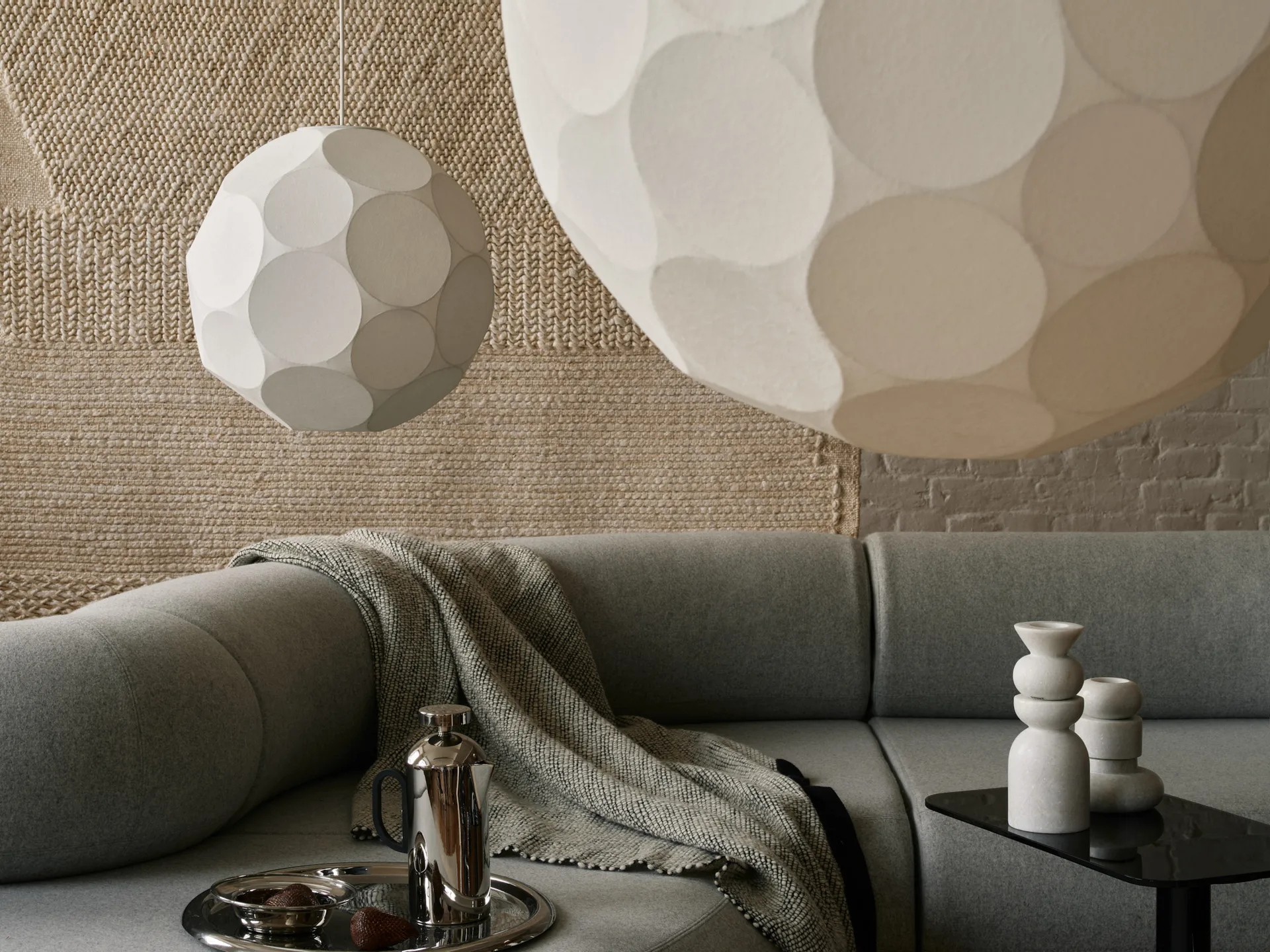 Soft riippuvalaisin Ø45 cm, Valkoinen Tom Dixon