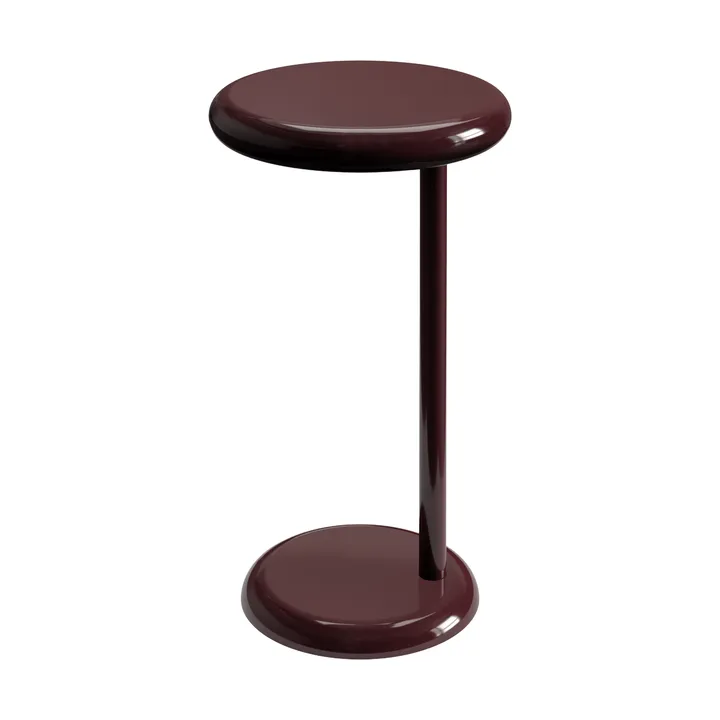 Spot sivupöytä - Burgundy, Ø55x33 cm - Tom Dixon