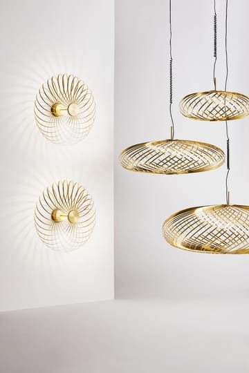 Spring-riippuvalaisin LED messinki - Keskikokoinen - Tom Dixon