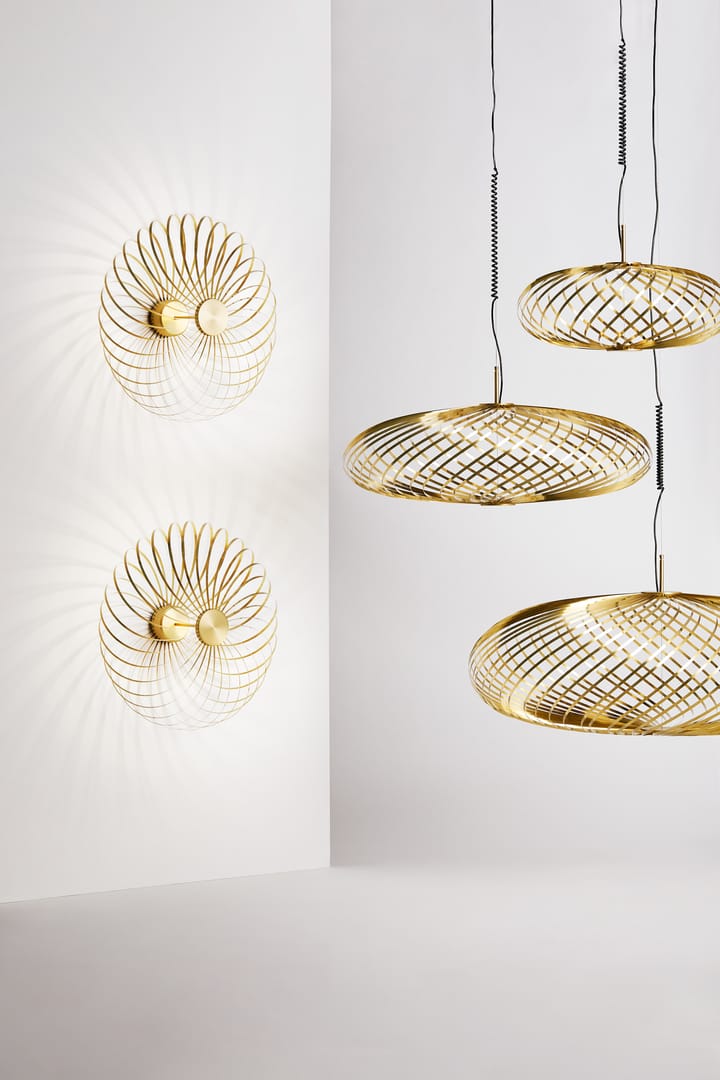 Spring-riippuvalaisin LED messinki, Keskikokoinen Tom Dixon