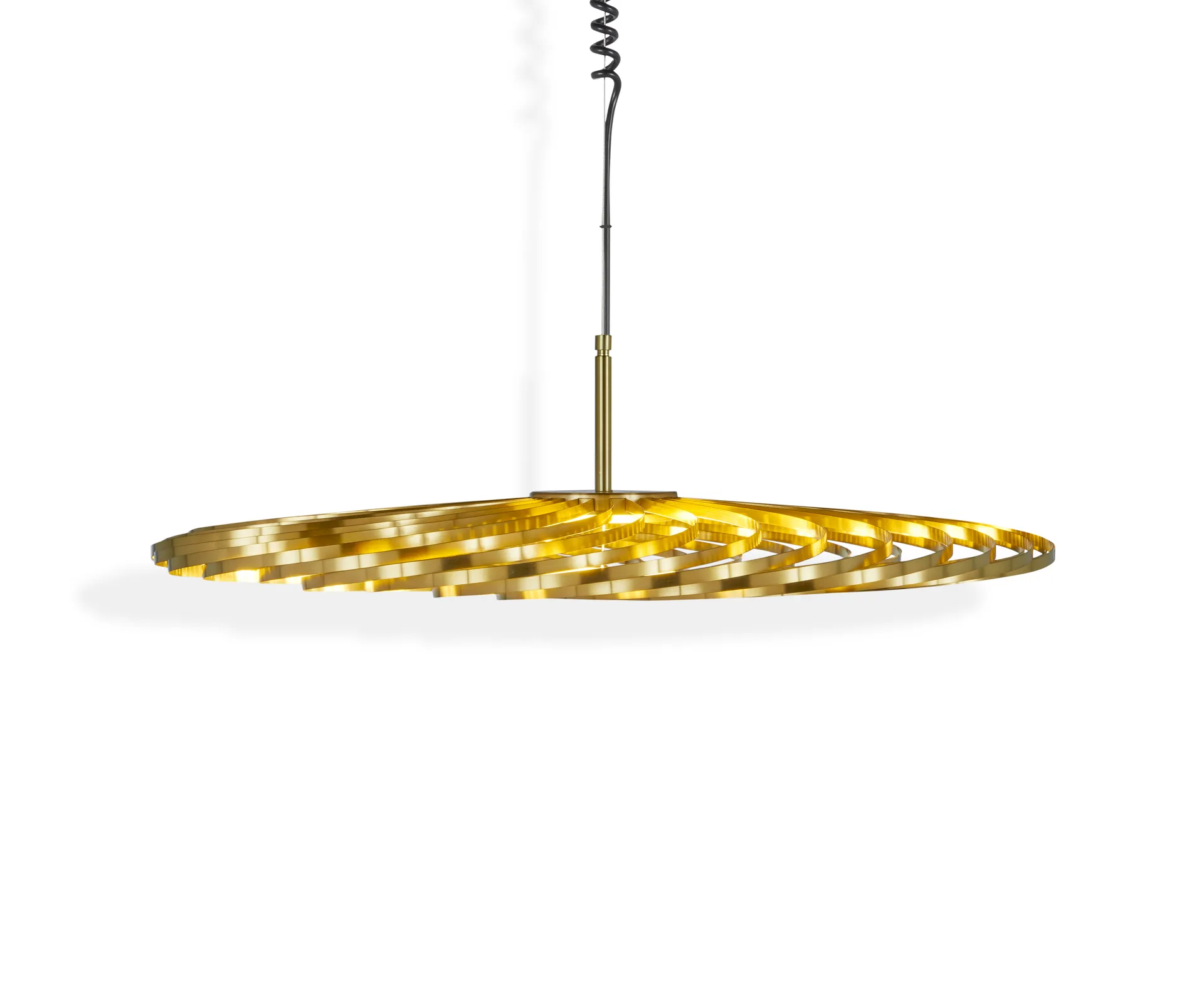 Spring-riippuvalaisin LED messinki, Pieni Tom Dixon