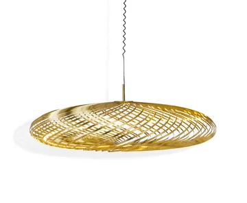 Spring-riippuvalaisin LED messinki - Suuri - Tom Dixon