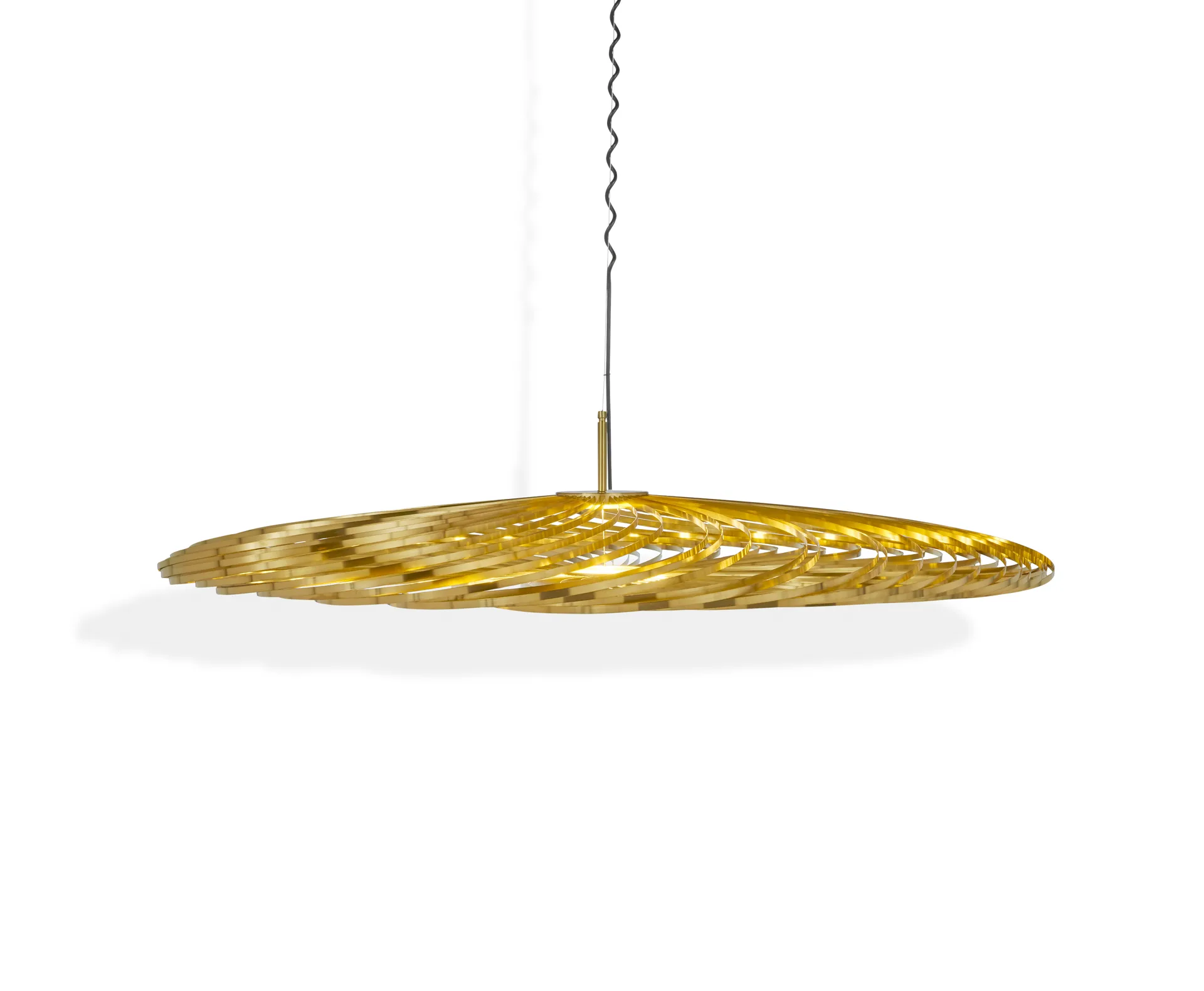 Spring-riippuvalaisin LED messinki, Suuri Tom Dixon