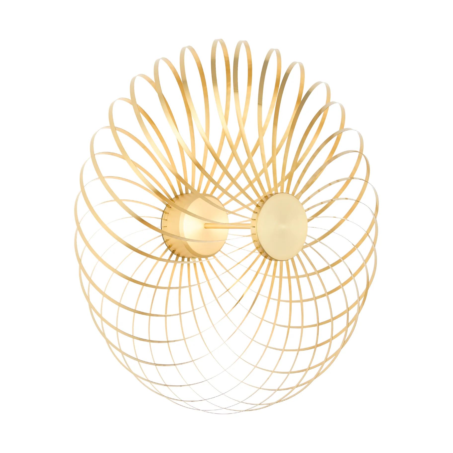 Spring Surface seinävalaisin 58 cm, Messinki Tom Dixon