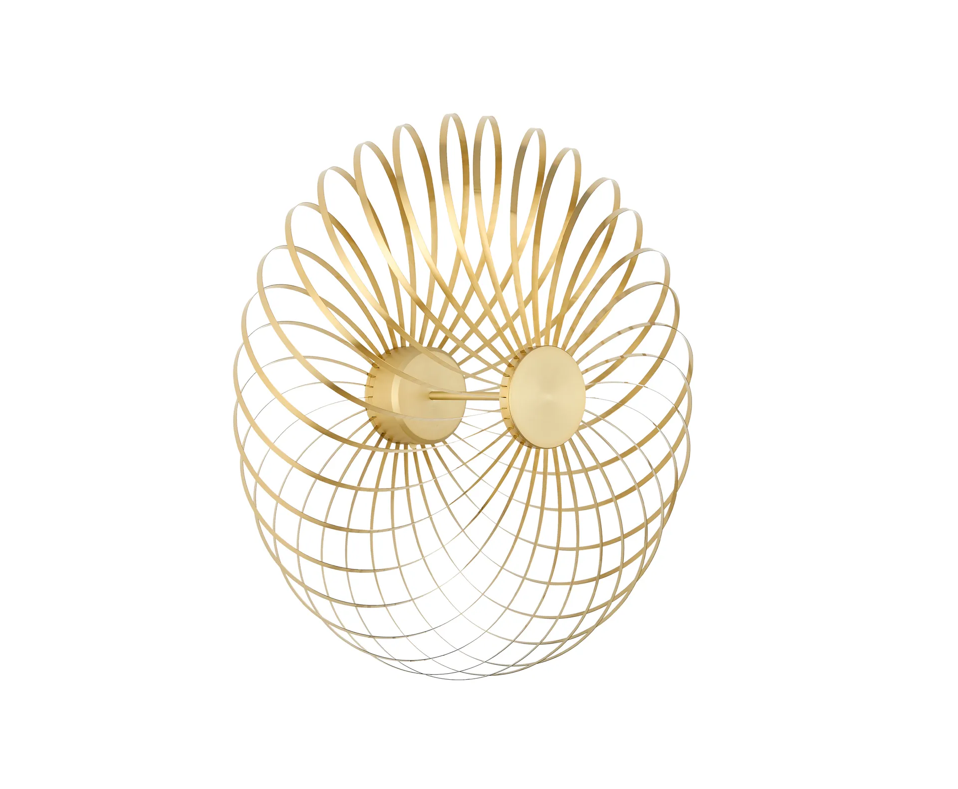 Spring Surface seinävalaisin 58 cm, Messinki Tom Dixon