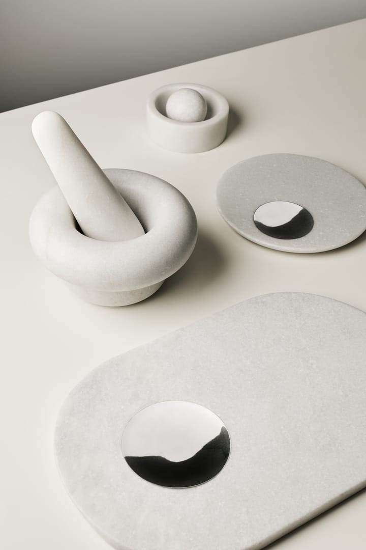 Stone maustemylly Ø12 cm, Valkoinen marmori Tom Dixon