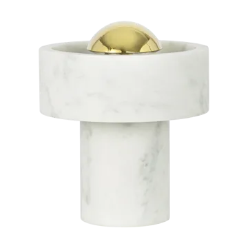 Stone Portable LED -pöytävalaisin 28 cm - Marble-gold - Tom Dixon