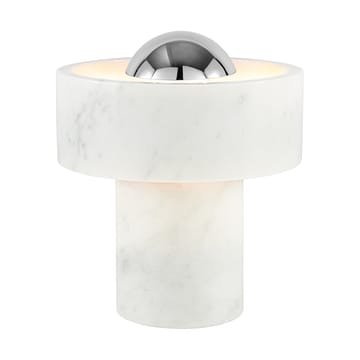 Stone Portable LED -pöytävalaisin 28 cm - Marble-silver - Tom Dixon