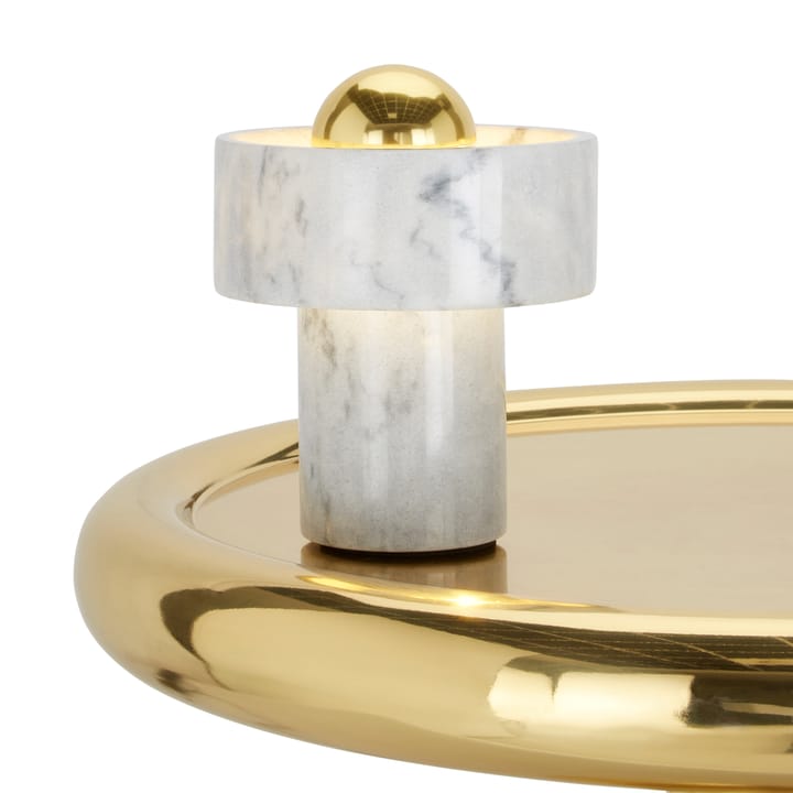 Stone-pöytälamppu - Valkoinen marmori - Tom Dixon