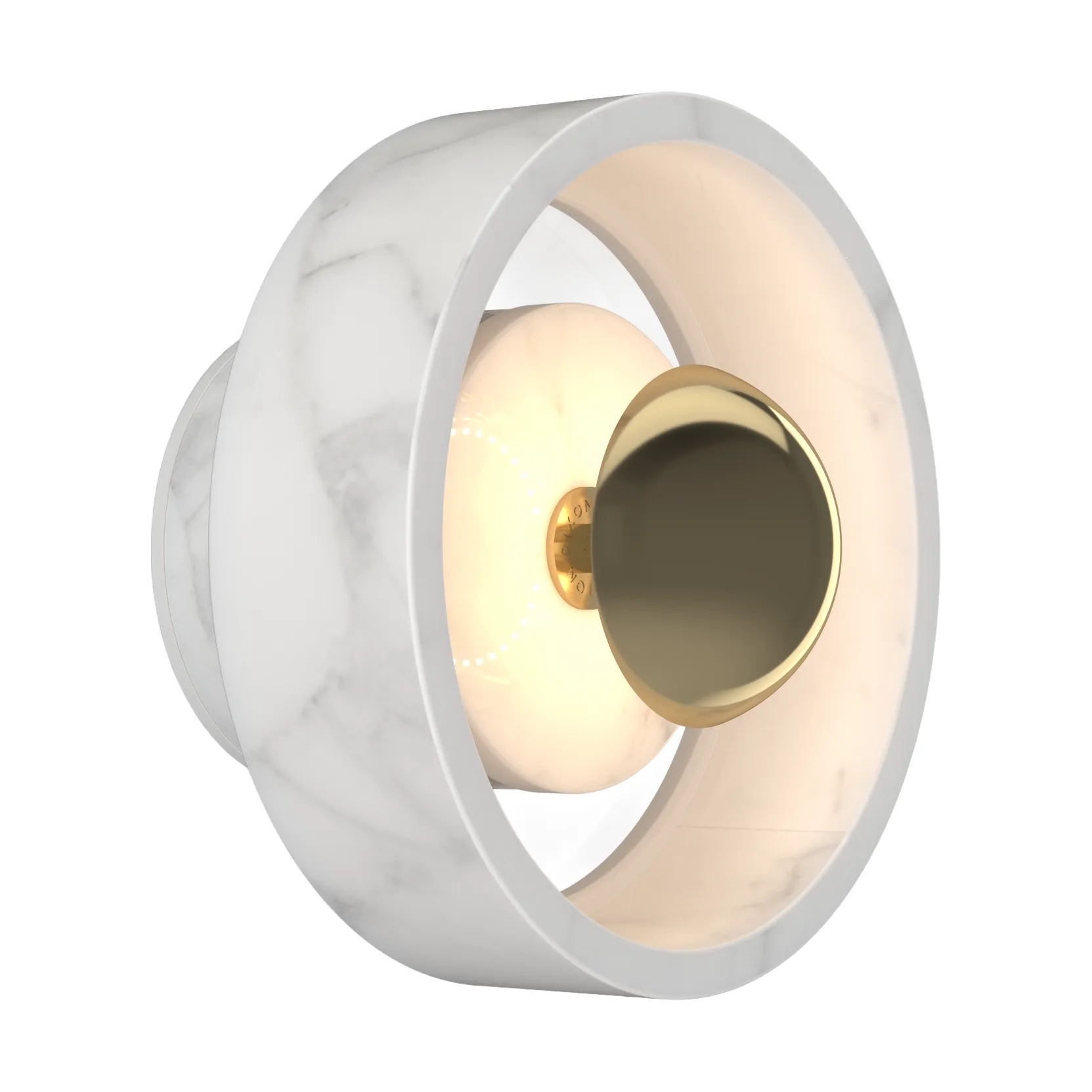 Stone seinälamppu, Kiillotettu marmori Tom Dixon