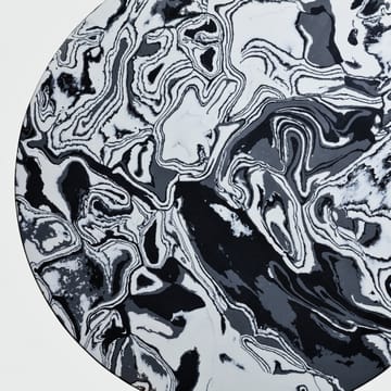 Swirl-kynttiläjalka iso - Musta-valkoinen - Tom Dixon