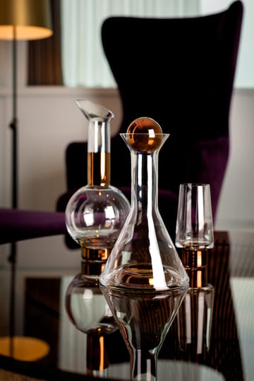 Tank High Ball juomalasi 38 cl 2-pack - Clear-copper - Tom Dixon