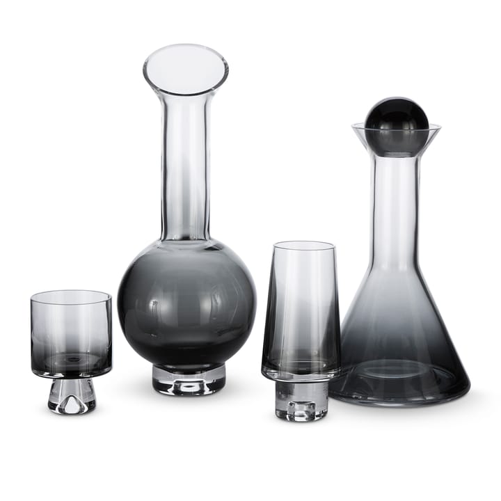 Tank juomalasi matala, 2-pakkaus, Musta Tom Dixon