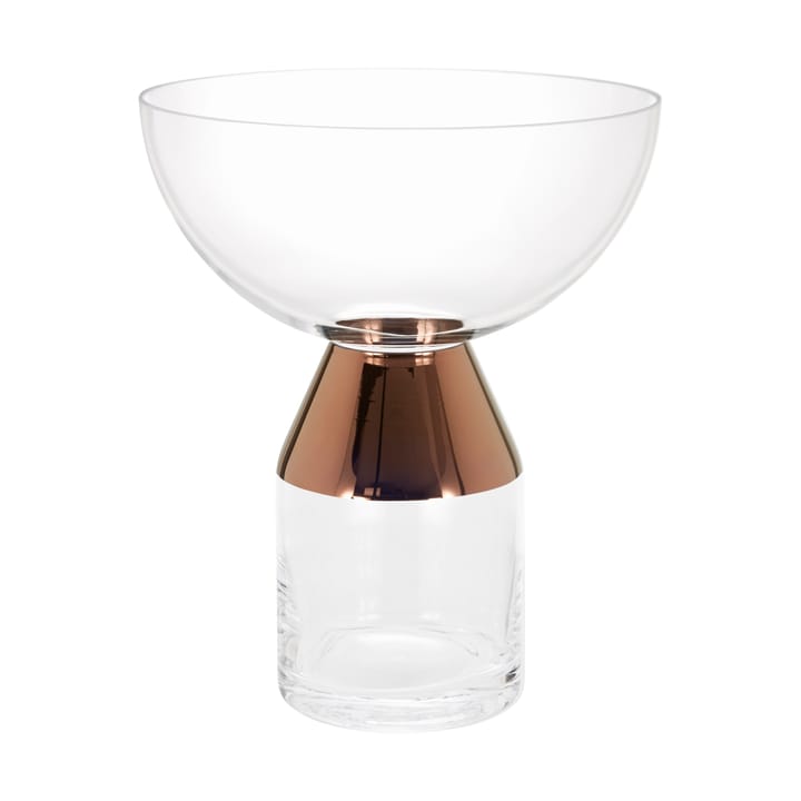 Tank maljakko iso 36 cm - Clear-copper - Tom Dixon