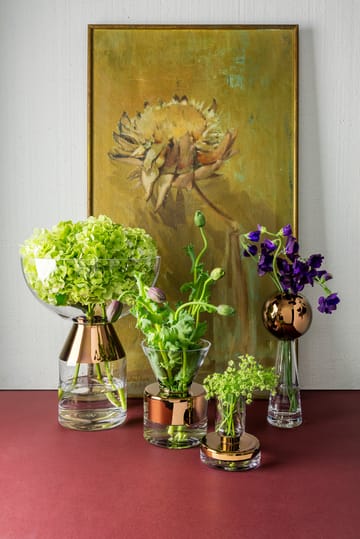 Tank maljakko iso 36 cm - Clear-copper - Tom Dixon
