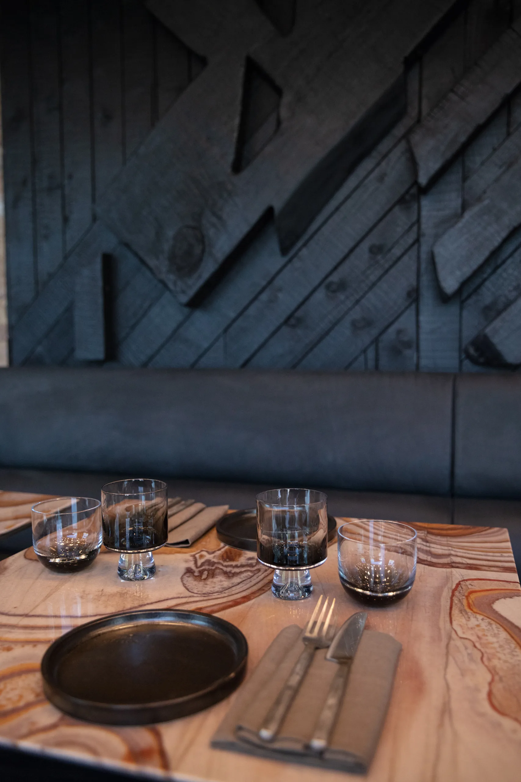 Tank viskilasi, 2-pakkaus, Musta Tom Dixon