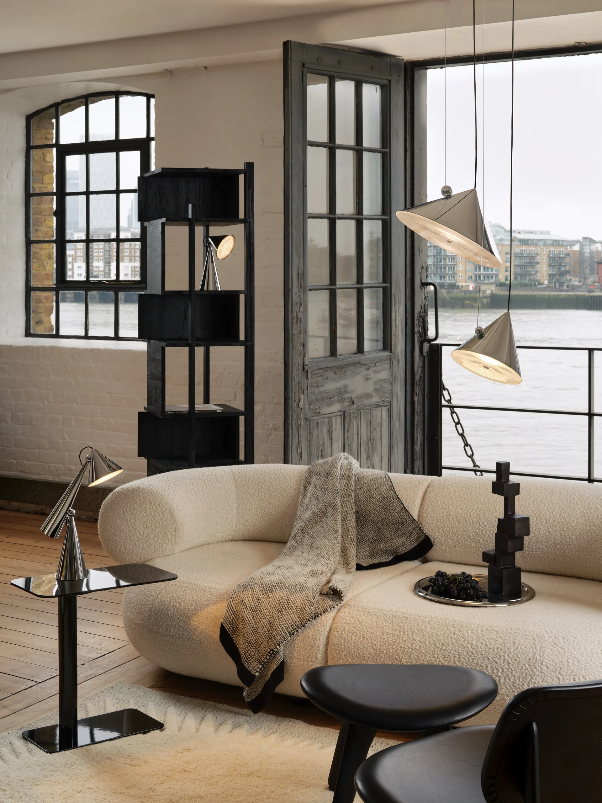 Thread viltti 140x180 cm, Musta & Valkoinen Tom Dixon