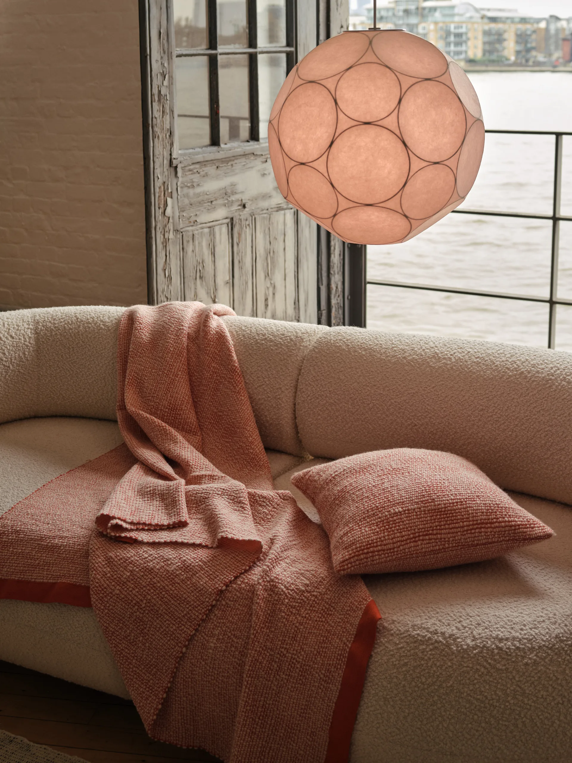 Thread viltti 140x180 cm, Oranssi & valkoinen Tom Dixon